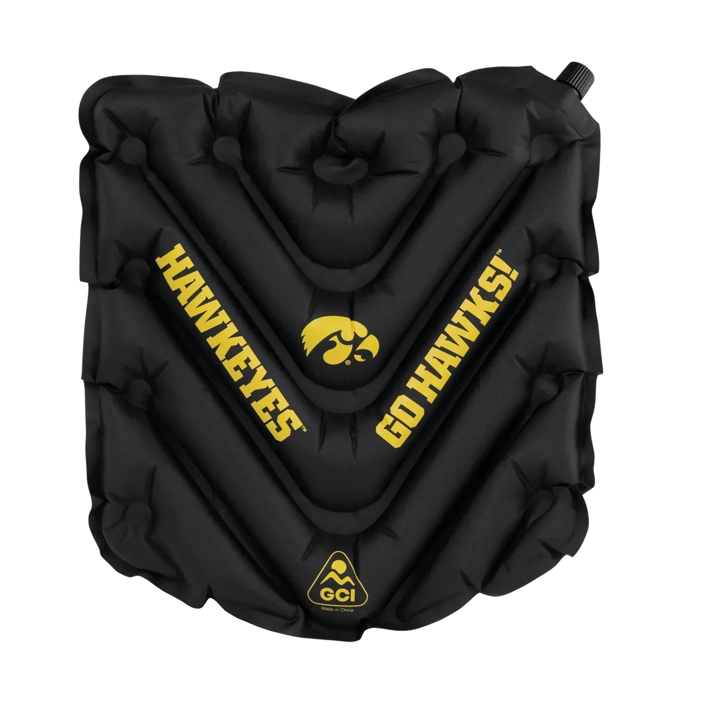 College V Seat™ Inflatable Stadium Cushion - Iowa Hawkeyes - Simple Edit