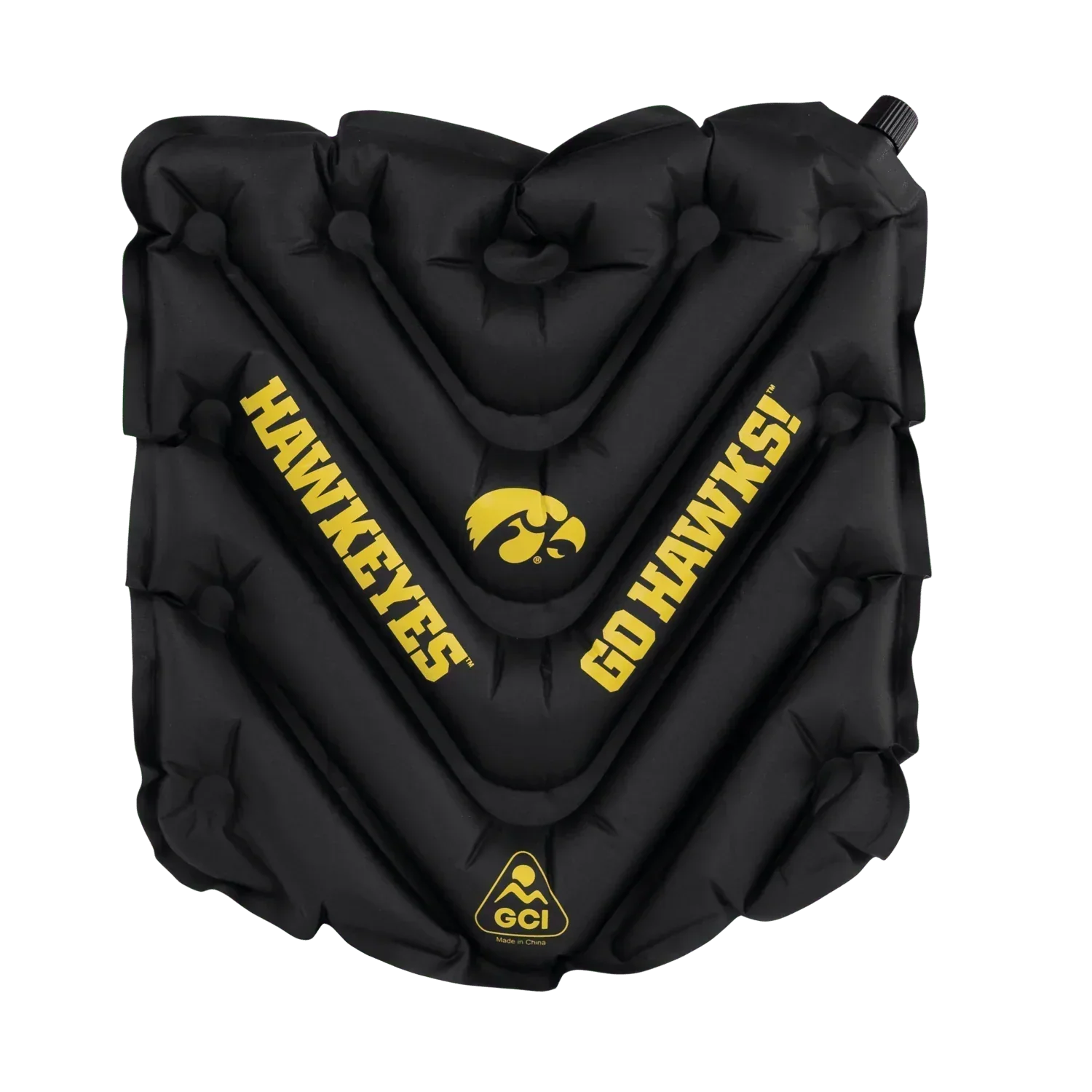 College V Seat™ Inflatable Stadium Cushion - Iowa Hawkeyes - Simple Edit