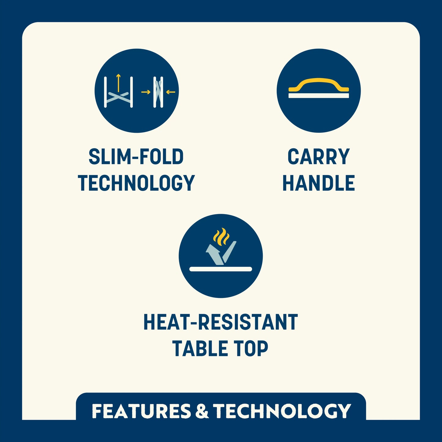 Slim-Fold Cook Station™ - Light Storage