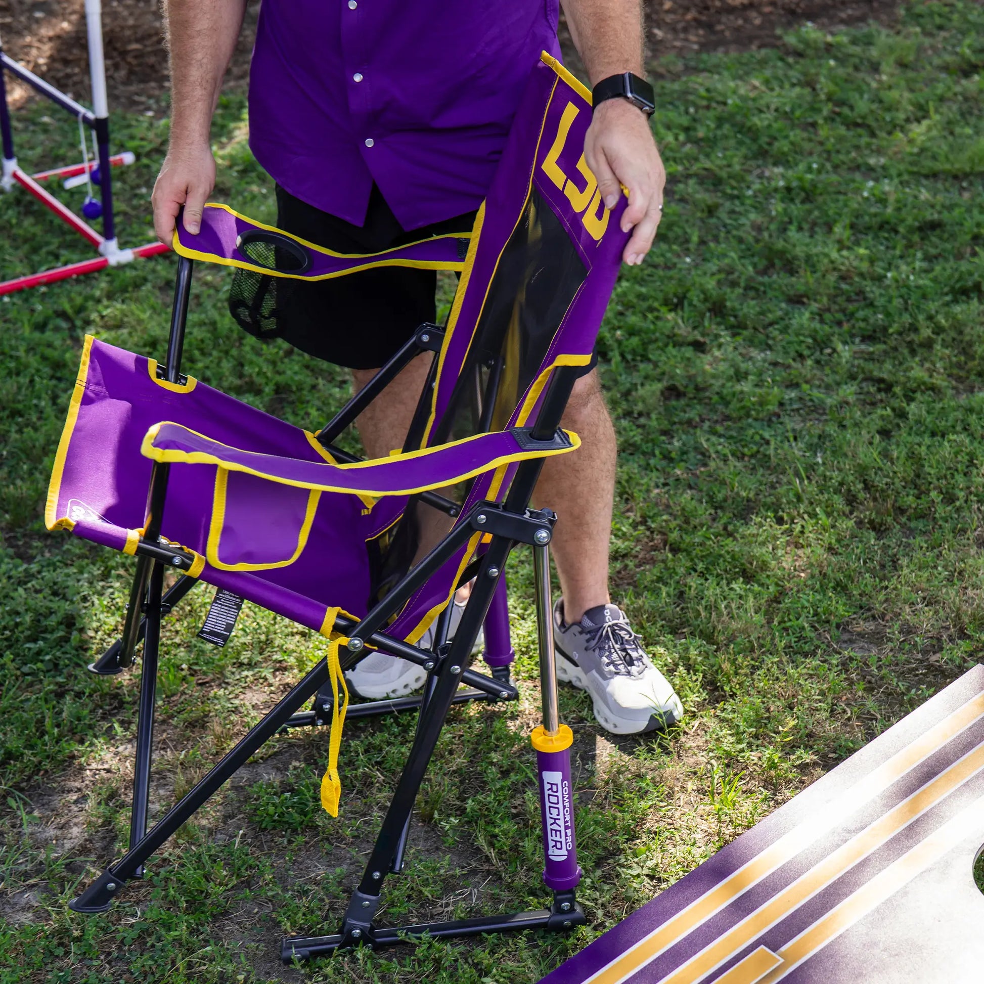 College Comfort Pro Rocker™ - LSU Tigers - Gift Ready