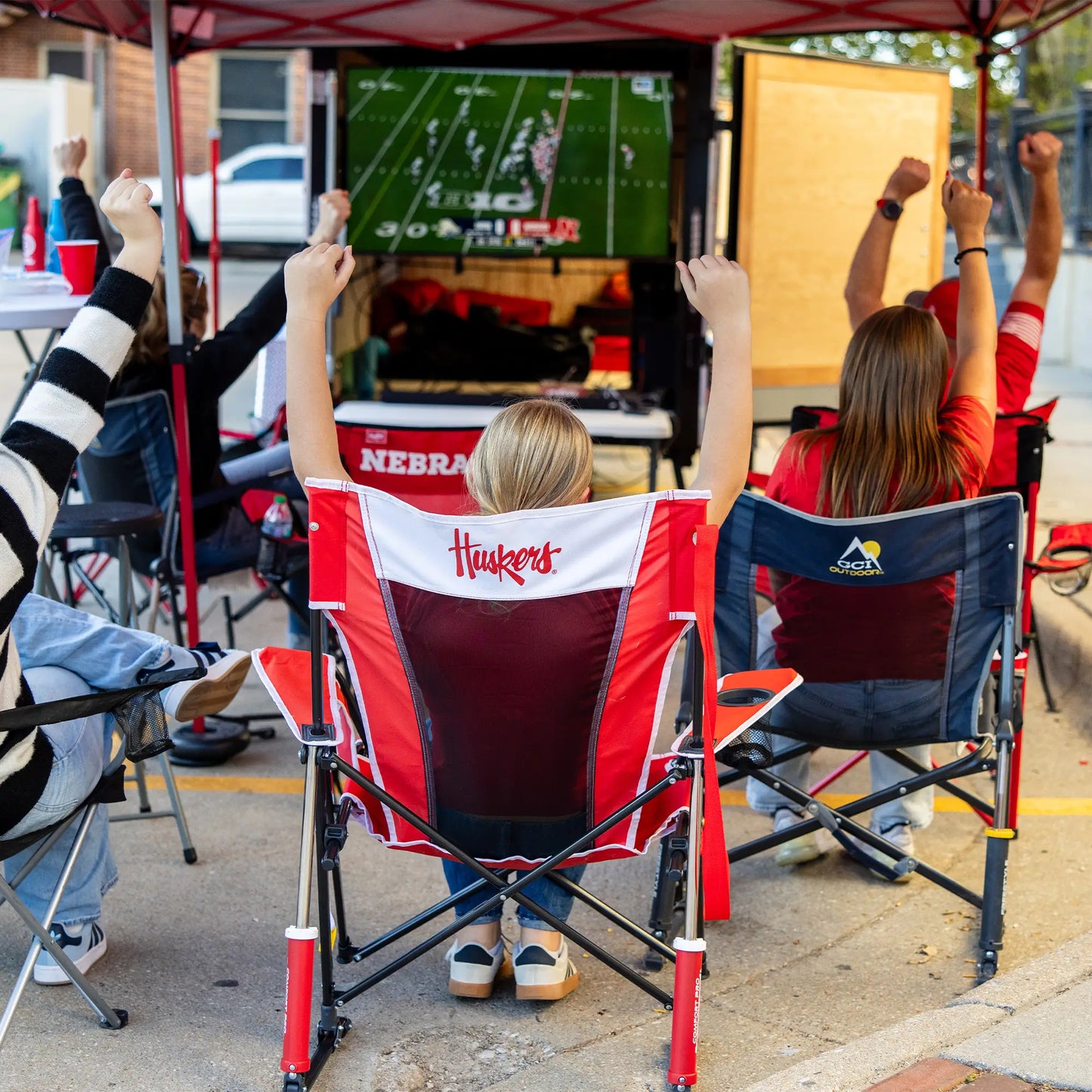 College Comfort Pro Rocker™ - Nebraska Cornhuskers - Classic Pick
