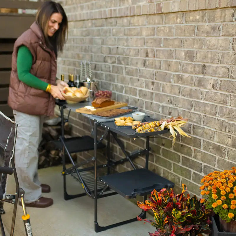 Slim-Fold Cook Station™ - Light Storage