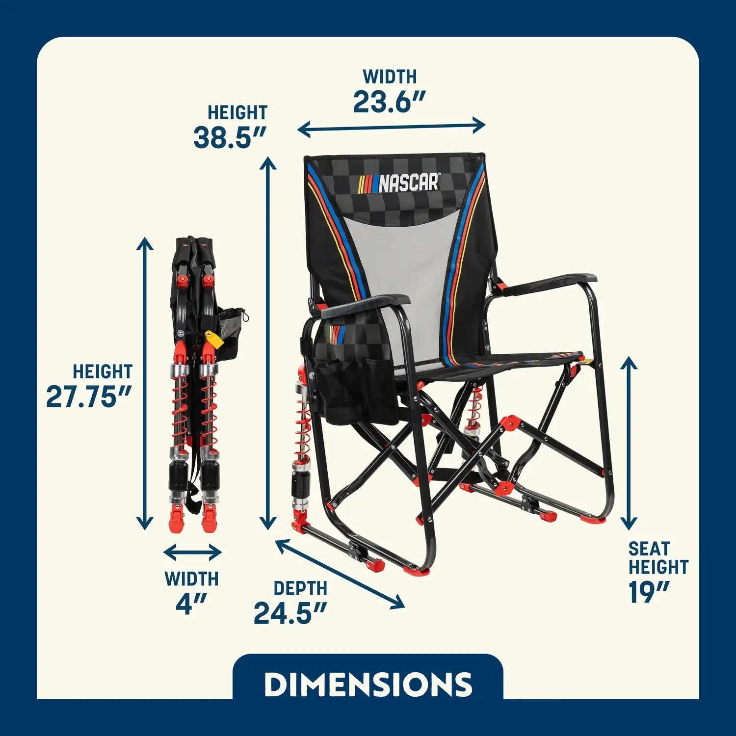 Adjustable Rocker™ - NASCAR - Travel Edit